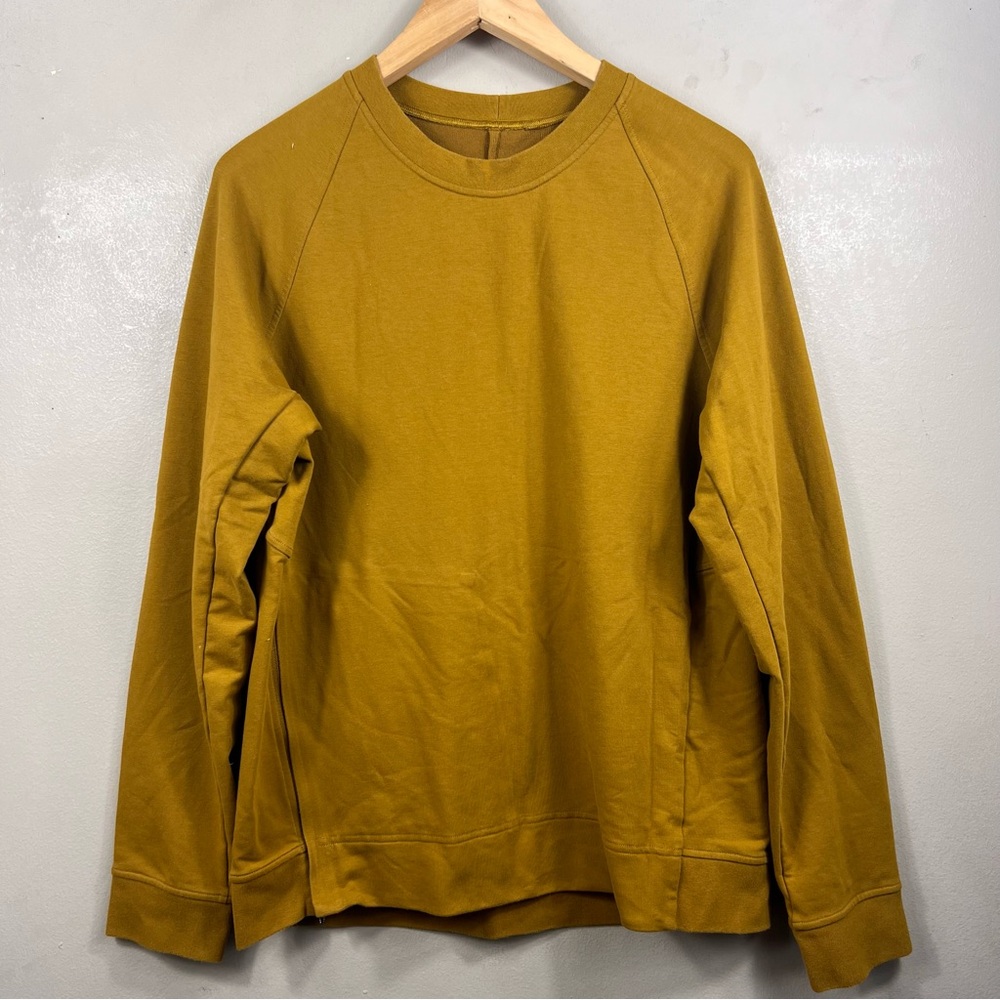 lululemon athletica Crewneck Sweatshirt in Mustard Gold